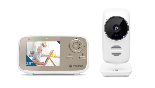Motorola VM483 video baby monitor 300 m FHSS Gold, White