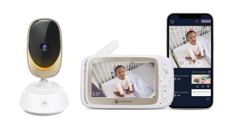 Motorola Wi-Fi Video Baby Monitor with Mood Light VM85 CONNECT 5.0