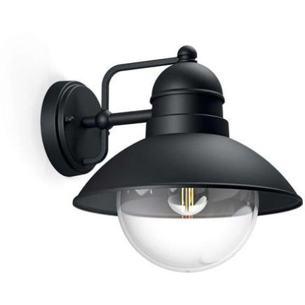 Outdoor wall lamp PHILIPS HOVERFLY, IP44 1xE27, max 60 W, 22.2x24.8x22.4cm