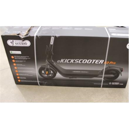 Taastatud. | Segway | Ninebot by Segway Kickscooter E2 Pro E | 23 month(s) | Black | DAMAGED PACKAGING