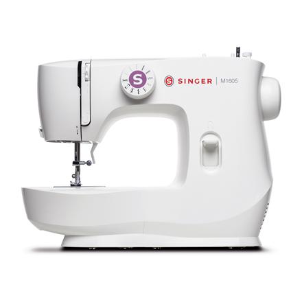 Singer | Sewing Machine | M1605 | Number of stitches 6 | Number of buttonholes 1 | White