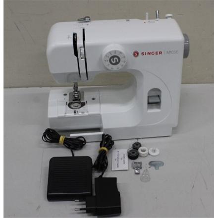 Taastatud. Singer M1005 Sewing Machine, White | Singer | Sewing Machine | M1005 | Number of stitches 11 | Number of buttonholes 1 | White | REFUEBISHED