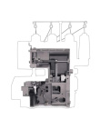 Singer HD0405 sewing machine, electric, silver
