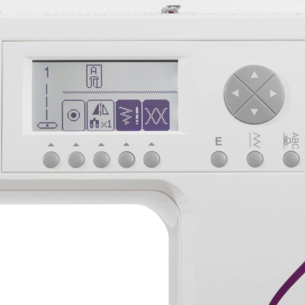 Singer C430 sewing machine, electronic, white