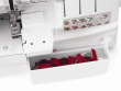 Overlock Singer 14T968 sewing machine, electric current, white