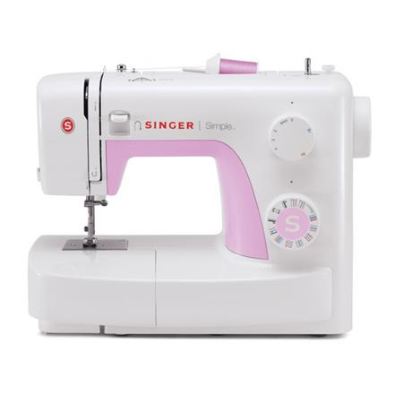 Sewing machine | Singer | SIMPLE 3223 | Number of stitches 23 | Automatic | Number of buttonholes 1 | White/Pink