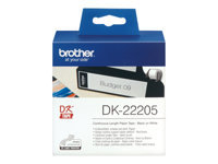 BROTHER DK22205 Endlosetiketten paper weiss for QL550 QL500 62mm x 30.48