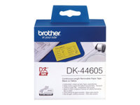 BROTHER DK44605 endless label paper gelb 62mmx30.48m removable for QL550 QL500 QL650TD