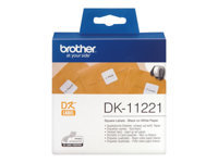 BROTHER quadratic labels 23 x 23 mm white for P-touch QL-550/QL-500/QL-500A/QL-560VP/QL-560/QL-570/QL-580N/QL-650TD etc.