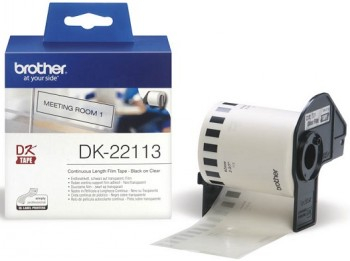 BROTHER DK22113 CLEAR FILM TAPE ROLL 62M