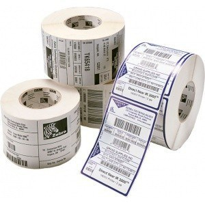 Zebra 76381 printer label White Self-adhesive printer label