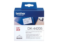 BROTHER DK44205 endless label paper white 62mmx30.48m removable for QL550 QL500 QL650TD