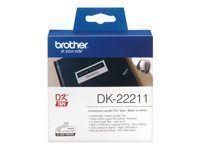 BROTHER DK22211 Endlosetiketten Film white for QL550 QL500 29mmx15.24m