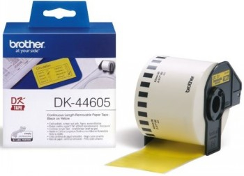 BROTHER DK44605 YELLOW REM. PAP TAPE 62M