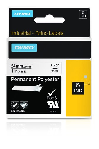 DYMO IND Permanent Polyester WLONONWCRGORM