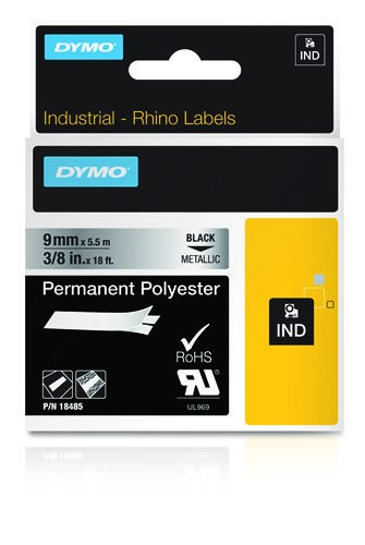 DYMO IND Permanent Polyester WLONONWCRGORB