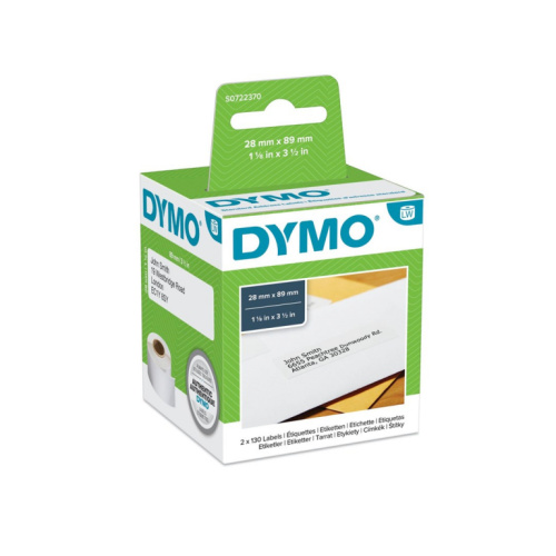 DYMO Standard Address Labels - 28 x 89 mm - S0722370