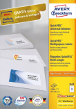 Avery 3659 self-adhesive label Rectangle Permanent White 1200 pc(s)