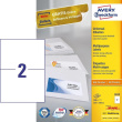 Avery 3655 self-adhesive label Rectangle Permanent White 200 pc(s)