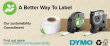 DYMO D1 Durable - Black on White - 12mm WLONONWCRJBXA