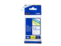 BROTHER TZE233 tape cassette 12mm8m white/blue P-touch200/300/500/1200series