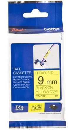 BROTHER TZEFX621 9 Must ON YELLOW FLEX