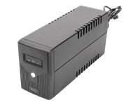 DIGITUS Line-Interactive UPS 600VA/360W 12V/7Ah x1 battery 2x CEE 7/7 AVR RJ-11 LED display