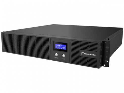 PowerWalker UPS Line-Interactive 1200VA Rack 19 4x IEC Out, RJ11 / RJ45 In / Out, USB, LCD, EPO