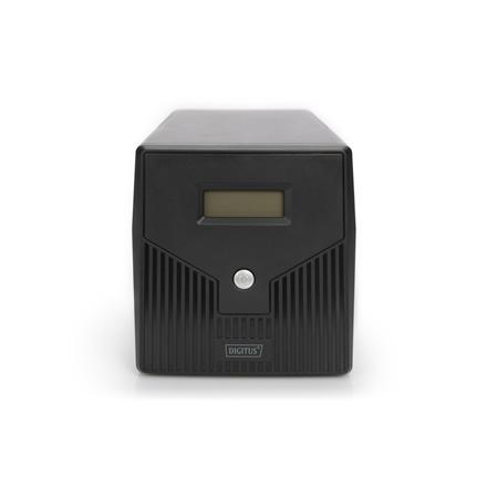 Digitus | Line-Interactive UPS | Line-Interactive UPS DN-170075, 1500VA, 900W, 2x 12V/9Ah battery, 4x CEE 7/7 outlet, 2x RJ45, 1x USB 2.0 type B, 1x RS232, LCD, Simulated Sine Wave, 380x158x198mm, 10.1kg | 1500 VA | 900 W