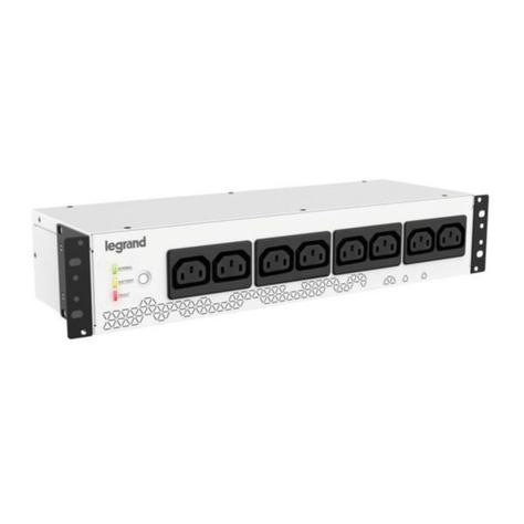 Legrand Keor PDU 800 - UPS (rack-mountable) - AC 230 V - 480 Watt - 800 VA 9 Ah - USB - output connectors: 8x IEC C13 - 2U - 19