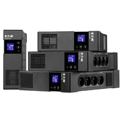 1200VA/750W UPS, line-interactive, DIN 4+4 EATON