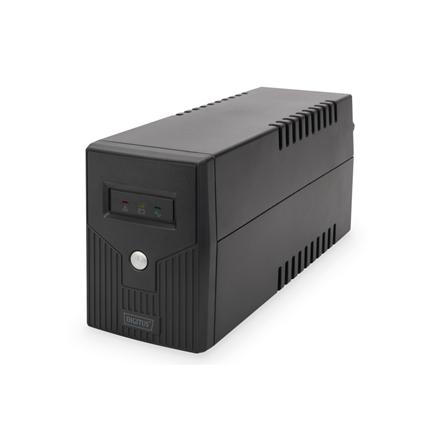 Digitus | Line-Interactive UPS | Line-Interactive UPS DN-170063, 600VA, 360W, 1x 12V/7Ah battery, 2x CEE 7/7 outlet, 2x RJ-11, 1x USB 2.0 type B, LED, Simulated Sine Wave, 298x101x142mm, 4.35kg | 600 VA | 360 W