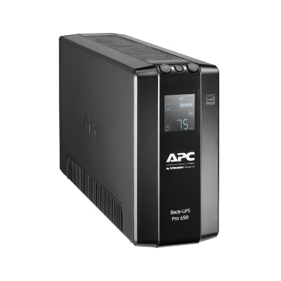 Back UPS Pro BR 650VA, 6 Outlets, AVR, LCD Interface APC