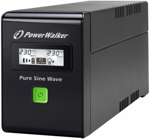 PowerWalker VI 800 SW FR uninterruptible power supply (UPS) Line-Interactive 0.8 kVA 480 W 2 AC outlet(s)