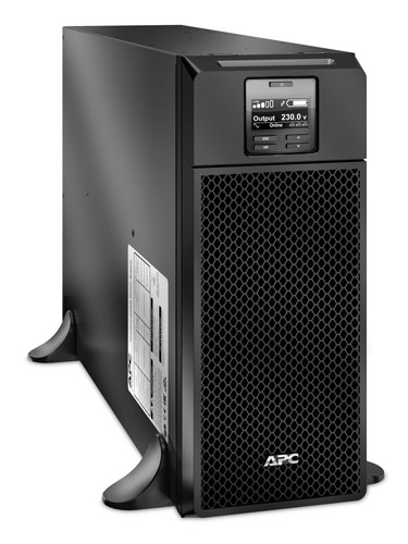 APC Smart-UPS On-Line, 6kVA/6kW, Tower, 230V, 6x C13+4x C19 IEC outlets, Network Card+SmartSlot, Extended runtime, W/O rail kit