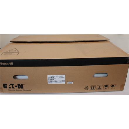 Taastatud. Eaton 9E2000IR 9E UPS, 2000 VA, 1800 W, Input: C14, Outputs: (6) C13, Rack, 2U | Eaton | 9E UPS | 9E2000IR | 2000 VA | 1800 W | UNPACKED, USED, SCRATCHED ON TOP | 230 V