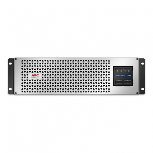 APC Smart-UPS, Line Interactive, 1500VA, Lithium-ion, Rackmount 3U, 230V, 6x IEC C13 outlets, SmartConnect Port+SmartSlot, Short Depth, AVR, LCD