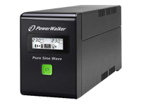 POWERWALK VI 600 SW IEC Power Walker UPS Line-Interactive 600VA 3x IEC C13, PURE SINE, RJ11/RJ45,USB,LCD