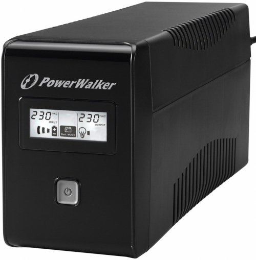 PowerWalker VI 850 LCD uninterruptible power supply (UPS) Line-Interactive 0.85 kVA 480 W