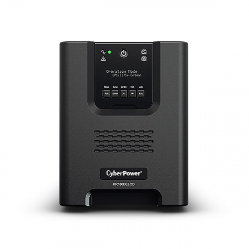 CyberPower PR1000ELCD uninterruptible power supply (UPS) Line-Interactive 1 kVA 900 W 8 AC outlet(s)