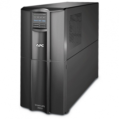 APC Smart-UPS, Line Interactive, 3kVA, Tower, 230V, 8x IEC C13+2x IEC C19 outlets, SmartConnect Port+SmartSlot, AVR, LCD