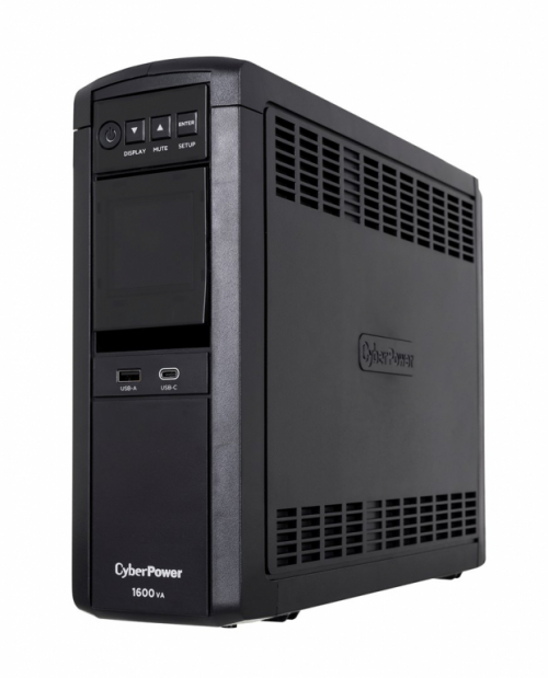 CyberPower CP1600EPFCLCD uninterruptible power supply (UPS) Line-Interactive 1.6 kVA 1000 W 6 AC outlet(s)