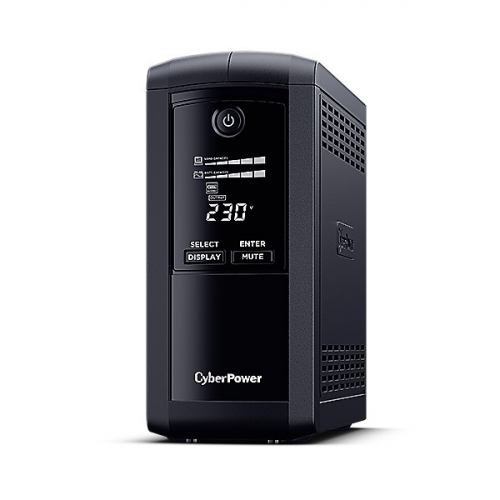 CyberPower UPS VP1000EILCD 1000VA/550W AVR/LCD/6xC13/RJ11/RJ45