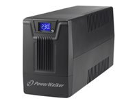 POWERWALKER UPS Line-Interactive 600VA SCL 2x Schuko 230V RJ11/45 In/Out USB LCD