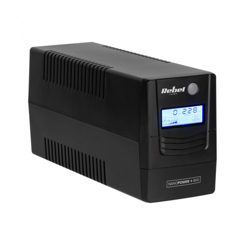 Rebel Nanopower Plus 850 UPS | Off-line | Sinusoida| 850VA | 480W  | LCD | USB