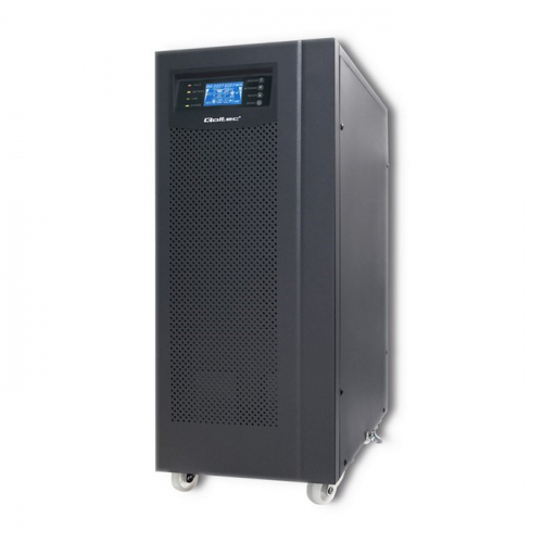 Qoltec 53044 Uninterruptible power supply UPS | On-line | Pure Sine Wave | 10kVA | 8kW | LCD | USB