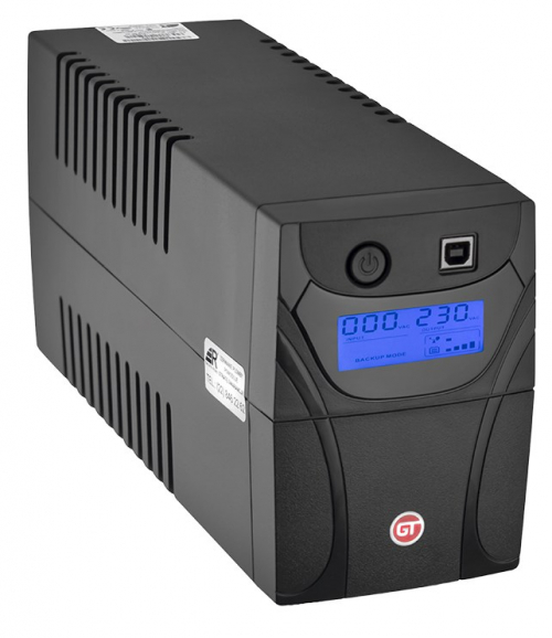 GT UPS POWERbox Line-Interactive 0.65 kVA 360 W 2 AC outlet(s)