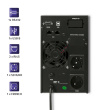 Qoltec UPS On-line Pure Sine Wave 1kVA 800W LCD USB