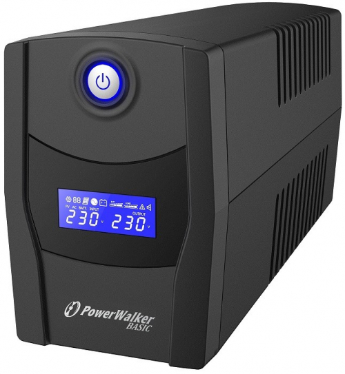 PowerWalker UPS line-interactive 800VA STL FR 2x PL 230V, USB, RJ11/45 In/Out