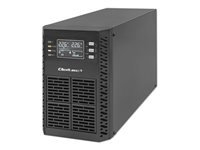 QOLTEC 52280 Uninterruptible Power Supply UPS / 1kVA / 1000W / Power factor 1.0 / LCD / EPO / USB / Online